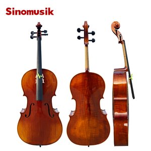 <span class=keywords><strong>Violonchelo</strong></span> Profesional HC05 de la Marca Sinomusik, Acabado en Barniz al Espíritu Aplicado a Mano, Arce Flameado de Alta Calidad - Product Image 4