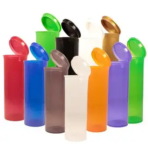 Pop Top 13 Dram 19 Dram 60 dr 120dr frascos para comprimidos, tubo resistente a crianças para animais de estimação com tampas abertas e apertadas