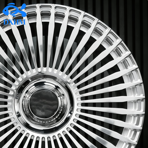 ล้อแม็กซ์โครเมียมขัดเงาแบบกังหัน หลายก้าน สำหรับรถยนต์นั่งส่วนบุคคลและรถ <span class=keywords><strong>SUV</strong></span> ขนาด <span class=keywords><strong>18</strong></span>-24 นิ้ว - Product Image 2