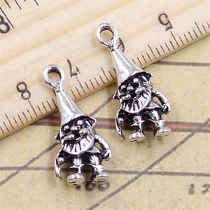 Charmes De Noël Père Noël 28x11x7mm Antique Argent Couleur Pendentifs Faire DIY À La Main Tibétain Trouver Des Bijoux - Product Image 2