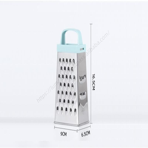 Éplucheur multifonctionnel en acier inoxydable à quatre faces avec manche en plastique plat de 9 pouces C182 pour fruits et gingembre – Vente en gros - Product Image 5