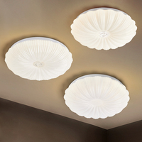 Plafonnier en fer directement de l'usine, haute qualité, télécommande LED IP33, design floral pour chambre à coucher, couloir, escalier, entrée, hall