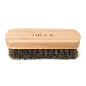 Brosse <span class=keywords><strong>en</strong></span> crin naturelle personnalisée-Outil <span class=keywords><strong>expert</strong></span> de polissage et de polissage des chaussures pour l'entretien du cuir, cadeau promotionnel parfait - Product Image 3