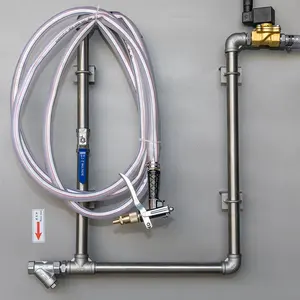 التلقائي بالكامل ss 304 أو 316 معدات ماكينة نزح الماء معالجة مياه الصرف الصحي الآلات للذبح الصناعة