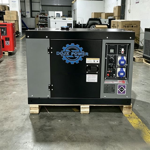Mobile Air-Cooling Single Cylinder 5KW 10KW 20KW 30KW Diesel Silent Generators 12KVA Household Emergency Power Supply Generador
