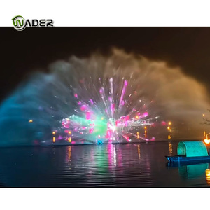 Al aire libre usando gráfico cortina de <span class=keywords><strong>agua</strong></span> película 3D holograma <span class=keywords><strong>agua</strong></span> pantalla fuente boquilla para proyección de película - Product Image 2