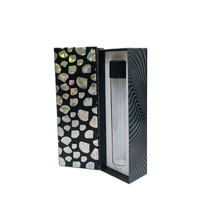Custom Luxury Rigid Cardboard Sleeve <b>Gift</b> <b>Box</b> Holographic Foil Logo with Sliding Ribbon Fancy Design Paper Boxes - Product Image 2