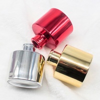 Flacon diffuseur cylindrique élégant en verre transparent 100 ml, vide, pour aromathérapie, avec bouchon argenté, pour parfum d'ambiance, coffret cadeau, décoration