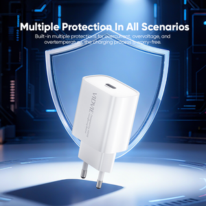 <span class=keywords><strong>VIDVIE</strong></span> <span class=keywords><strong>Cargador</strong></span> de Puerto <span class=keywords><strong>tipo</strong></span> <span class=keywords><strong>C</strong></span> único Pequeño 20W Max EU <span class=keywords><strong>Cargador</strong></span> USB de carga rápida Adaptador de pared Compatible con múltiples dispositivos - Product Image 6