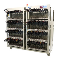 Machine de test et de calibrage de cellules de batterie au lithium OEM ODM 5V 30A 128 canaux avec pinces crocodiles pour batteries au lithium prismatiques