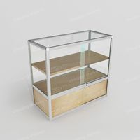 Étagère de boutique vitrine en verre en alliage de titane armoire à échantillons vitrine de produit vitrine cadeau comptoir de bijoux