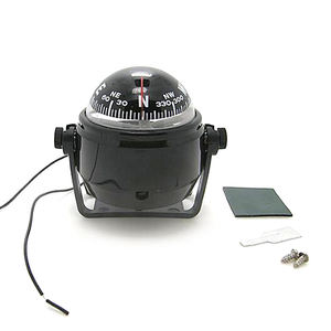 Mini Brújula Náutica Profesional, Globo, para Yates, Barcos, Supervivencia Marina, Campismo, Senderismo, Turismo, Impermeable, Resistente a los Golpes, Luminosa - Product Image 2