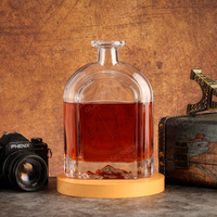 Bouteille de vin en verre personnalisée pour la tequila, tailles personnalisées (100 ml-1000 ml), bouchon à vis, bouchon en caoutchouc, couleur et forme personnalisées