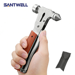 Martillo de Seguridad Multifuncional, Herramienta Combinada 4 en 1 para Romper Ventanas de Automóviles, Martillo de Escape de Emergencia para Vehículos - Product Image 4