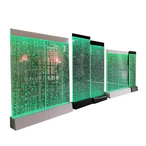 Özel Modern tarzı dijital kontrol LED akrilik kabarcık duvar otel lobi dekorasyonu
