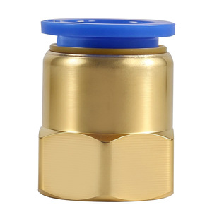 Conector Rápido de Cobre con Rosca Interna Recta PCF6 01 8 02 10 03 12 04 Piezas Neumáticas - Product Image 1