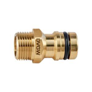 Enchufe de herramienta GEKA más sistema de acoplamiento Rosca externa de latón KTW G 3/4 pulgadas - Product Image 1