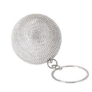 Sac à main de luxe Boshiho pour femme, motif bonbon, pochette ronde à pompon pour soirée, cadeau de mariage et de soirée pour femme - Product Image 6