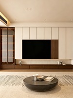 Kabinet TV Universal Berbahan Aluminium dengan Pilihan Ukuran Khusus, Tahan Air IPX4 & Lapisan Anti-korosi untuk Vila Modern