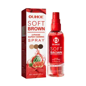 Prodotti di bellezza naturali per il viso della pelle del corpo Bronzing più scuro Spray acqua autoabbronzante Spray nasale protezione solare abbronzante abbronzante