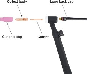 Bộ Dụng Cụ Thu Gom Ống Kính Khí <span class=keywords><strong>TIG</strong></span> Thương Hiệu HAILI 2022 Phù Hợp Với Đèn Hàn <span class=keywords><strong>TIG</strong></span> QQ300 SR <span class=keywords><strong>WP</strong></span> 17 18 <span class=keywords><strong>26</strong></span> 51 Chiếc - Product Image 6