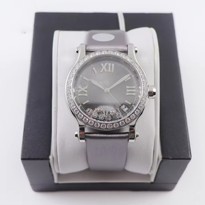 Reloj de Cuarzo Mecánico Exclusivo para Mujer, Tendencia de Moda, Reloj de Diamantes Exquisito de Lujo Ligero, Chopards - Product Image 1