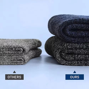 Wholesale Custom Merino Wool Socks <b>Mens</b> Wool Socks Insulated Cold Weather Winter <b>Thermal</b> Socks Hiking Socks - Product Image 3
