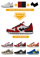 Chaussures de sport personnalisées pour femme, respirantes, style jogger, waffle, sport, course, rétro, classiques, vintage, baskets pour homme
