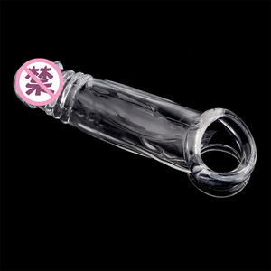 LUFILUFI <strong>Spikes</strong> for Men Penis <strong>Condom</strong> Lengthened Penis Sets Double Open Crystal Penis <strong>Condom</strong> Sex Toy for Man