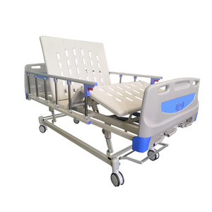 Cama de Hospital Manual Cimai 304 con Tres Funciones y Barandas para Pacientes Postrados, Uso en Sala de Cuidados Intensivos - Product Image 1