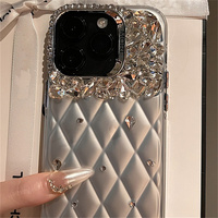 Coque de Téléphone Luxe à Paillettes Diamantée pour Femme, Anti-Choc et Protectrice, Compatible iPhone 17 Pro Max 16 15 14 Plus 13 12 11