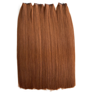 Extensiones de <span class=keywords><strong>Cabello</strong></span> Genius Weft Doble Trama al por Mayor, de Alta Demanda, con Cutícula Alineada, Sin Devoluciones y <span class=keywords><strong>Cabello</strong></span> <span class=keywords><strong>Corto</strong></span>, Cómodas e Invisibles - Product Image 3