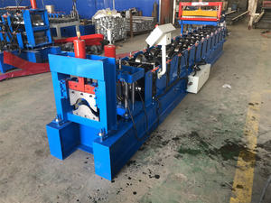 Lage Kosten Dak Tegel Ridge Cap Roll Forming Machine/Ridge <span class=keywords><strong>Making</strong></span> Machine - Product Image 2