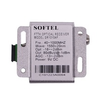 Fuente de Alimentación para Nodo Receptor de Fibra Óptica Mini 1550 SOFTEL CATV FTTH