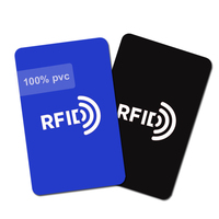 Benutzer definierte wasserdichte Kunststoff PVC kontaktlose Smart Chip 13,56 MHz Student ID Mitarbeiter Hotel Schlüssel karten Tür Zugangs kontrolle NFC RFID-Karte