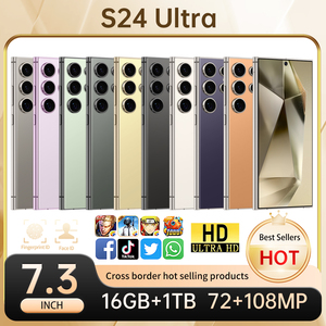 <span class=keywords><strong>Téléphone</strong></span> mobile intelligent Android débloqué 2025 S24 Super 5G avec processeur Déca-<span class=keywords><strong>c</strong></span>œur, écran HD 7,3 pouces 120 Hz et appareil photo arrière 108 MP – Vente en gros - Product Image 4