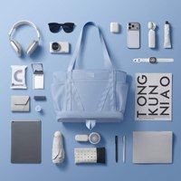 Individuelles Logo Große Kapazität Wasserdichte Einkaufstasche Schwimmtasche Faltbare Leichte Polyester-Netz Übergroße Strandtasche für Damen