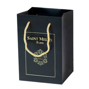 Luxury <b>Small</b> Shopping Paper Bags with logo Craft <b>Gift</b> Paper Bags Custom - Product Image 1