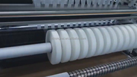 Machine de découpe et de rembobinage à tourelle quatre axes entièrement automatique à grande vitesse, diamètre de déroulage 1200 mm, pour film EVA et modules solaires