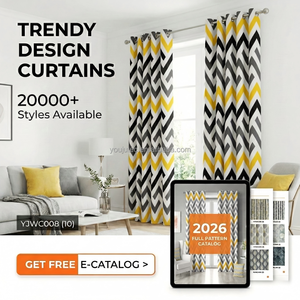 <span class=keywords><strong>Tende</strong></span> artistiche minimaliste OEM 100% con motivi semplici, in poliestere ad alto GSM, con occhielli, su misura/<span class=keywords><strong>design</strong></span> personalizzato per <span class=keywords><strong>soggiorno</strong></span> e camera da letto - Product Image 5