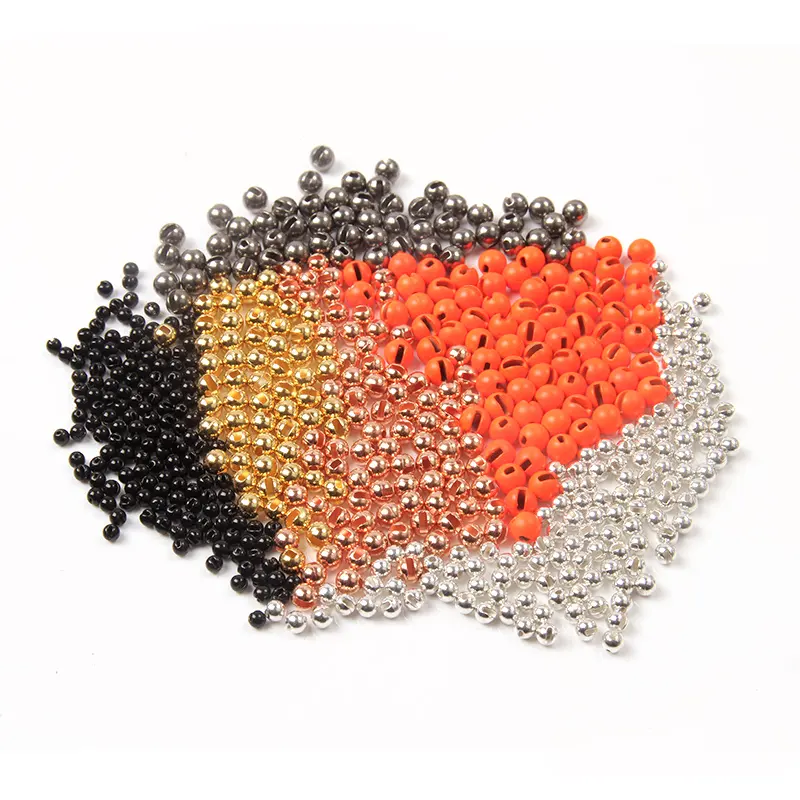 Hot Sale Nymph Jig Head TUNGSTEN BEADS FOR FLY TYING tungsten slotted beads