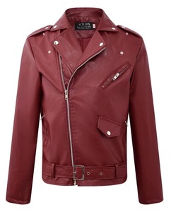 Nuovissimo Giubbotto da Uomo Autunnale Stile Moto in Ecopelle PU con Cerniera e Colletto Revers, Vestibilità Slim, Moda Sehe - Product Image 5
