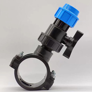 Ensemble de Robinet à Bille et Raccord de Selle en PEHD de Qualité Supérieure : Robuste, Anti-Fuite pour les Systèmes d'Eau des Mines, des Fermes et des Maisons - Product Image 2