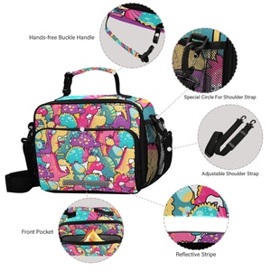 Factory Wholesale Customized Cute Dinosaur Heat Insulation Cooler <b>Box</b> Takeout Portable Cooler <b>Lunch</b> Bags With Logo - Product Image 4