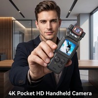 Cámara de Acción D1 Avanzada con Video 4K, Visión Nocturna y Gran Angular para Contenido Social y Seguridad Personal