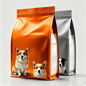 Üretici özel kuru evcil hayvan maması torba düz alt köpek bakımı gıda depolama kilitli ambalaj - Product Image 6