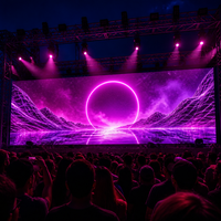Écran LED de location extérieur P4.81, étanche IP65, haute luminosité 5000 cd, boîtier en aluminium moulé sous pression pour scène de concert