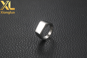 Jewelry <b>Ring</b> Stainless Steel 18K Gold Silver Black 316 Stainless Steel <b>Rings</b> Engraved <b>Name</b> Logo Custom Jewelry <b>Ring</b> - Product Image 4