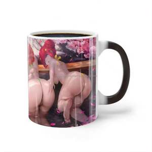 Taza de Porcelana Moderna de 11 oz con Impresión de Logotipo Personalizado, Sublimación, Sensible al Calor, Cambia de Color, Ecológica, Apta para Microondas y Lavavajillas - Product Image 2