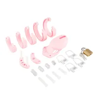 Cage de chasteté en silicone pour homme BUYBOOS, verrouillage du pénis, jouet pour adultes BDSM avec retenue urétrale